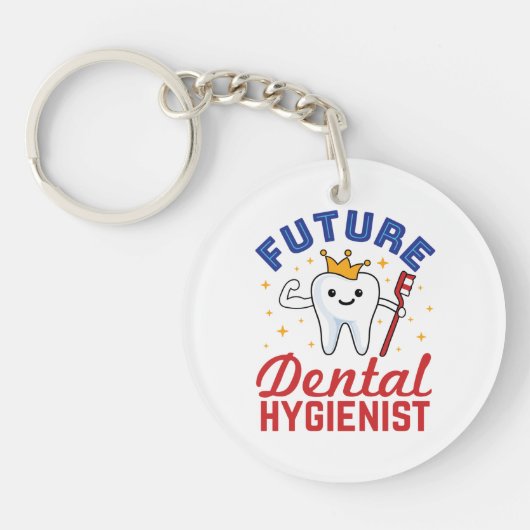 Future Dental Hygienist RDH キーホルダー (正面)