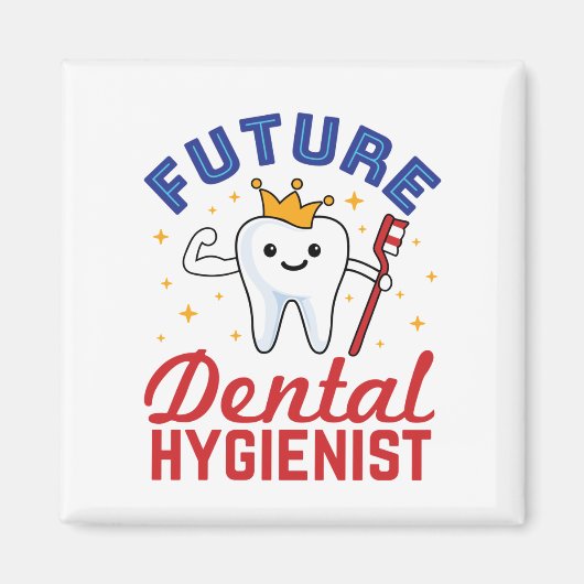 Future Dental Hygienist RDH マグネット (正面)