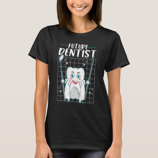 Future Dentist Dentistry Dental Student Kids Tシャツ (正面)