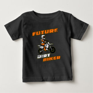 Future Dirt Biker Funny Motocross Gift for Kids ベビーTシャツ