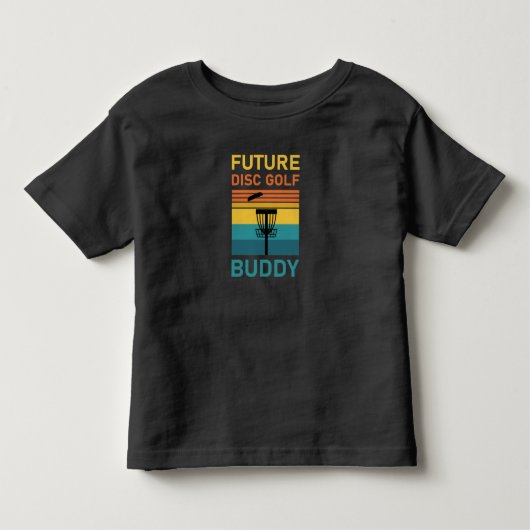 Future Disc Golf Buddy - Flying Disc - Frisbee トドラーTシャツ (正面)