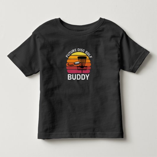 Future Disc Golf Buddy - Flying Disc - Frisbee トドラーTシャツ (正面)