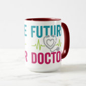 Future Doctor | Cute Medical for Doctor Day マグカップ (正面右)