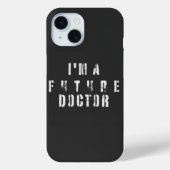Future Doctor Grunge Typography Design Case-Mate iPhoneケース (裏面)