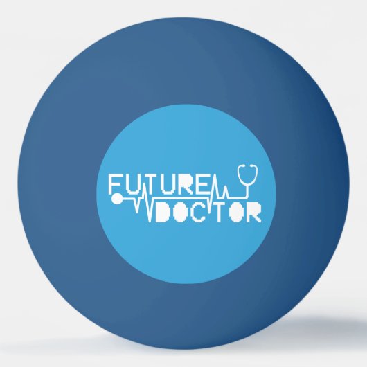 Future doctor medecine Stethoscope Mug 卓球ボール (正面)