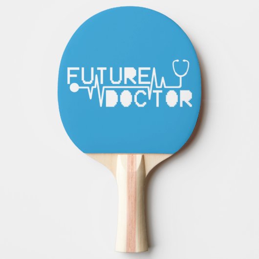 Future doctor medecine Stethoscope Mug 卓球ラケット (正面)