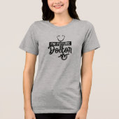 Future Doctor Typography Medical Student Gift トライブレンドＴシャツ (正面)