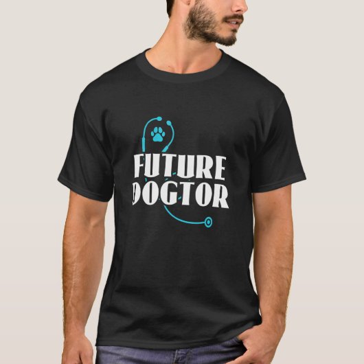 Future Dogtor Veterinary Technician Vet Tech Tシャツ (正面)