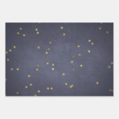 Future Dusk Gold Stars ラッピングペーパーシート (正面2)