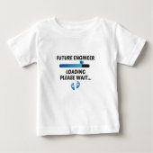Future engineer Loading  Please Wait...,baby gift  ベビーTシャツ (正面)