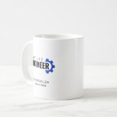 Future Engineer Personalized Graduation コーヒーマグカップ (正面左)