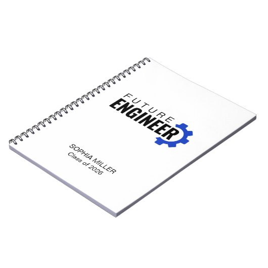 Future Engineer Personalized Graduation ノートブック (左側)