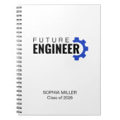 Future Engineer Personalized Graduation ノートブック (正面)