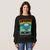Future Engineer Shirt Boys Girls Software Engineer スウェットシャツ (正面フル)
