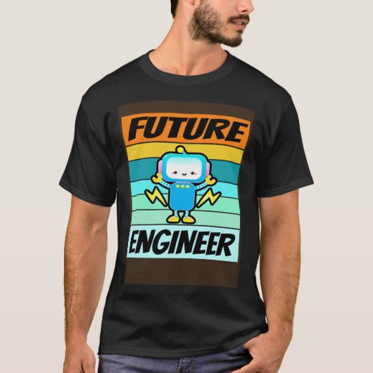 Future Engineer Shirt Boys Girls Software Engineer Tシャツ (正面)