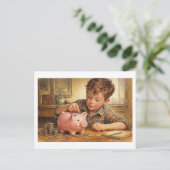 Future financier. Postcard ポストカード (スタンド正面)