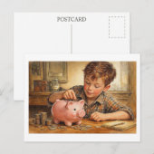 Future financier. Postcard ポストカード (正面/裏面)