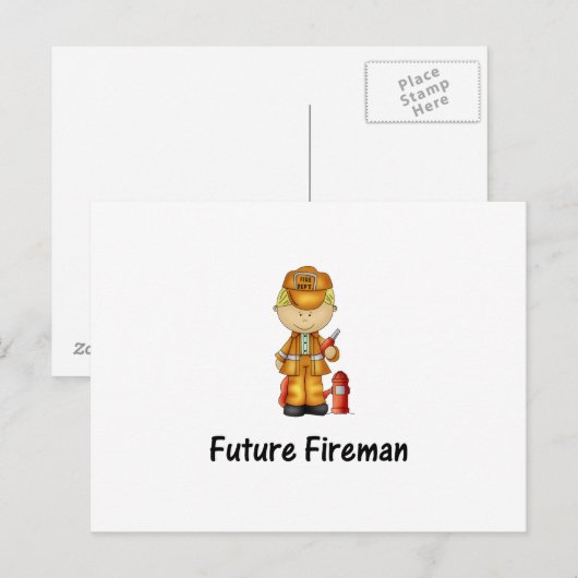 future fireman (2) ポストカード (正面/裏面)