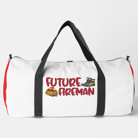 Future Fireman Helmet Boots ダッフルバッグ (正面)