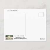 Future Football Star Postcard ポストカード (裏面)