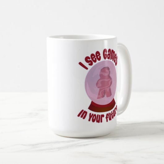 Future Games Crystal Ball Hobby Predict This コーヒーマグカップ (正面右)