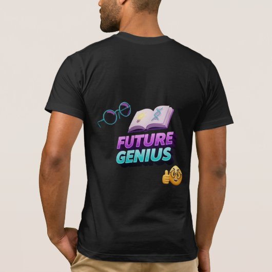 Future Genius 3D Science and Learning Design Tシャツ (裏面)