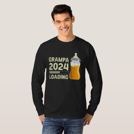 Future Grampa Grampa to be Grampa 2024 loading Tシャツ (正面フル)