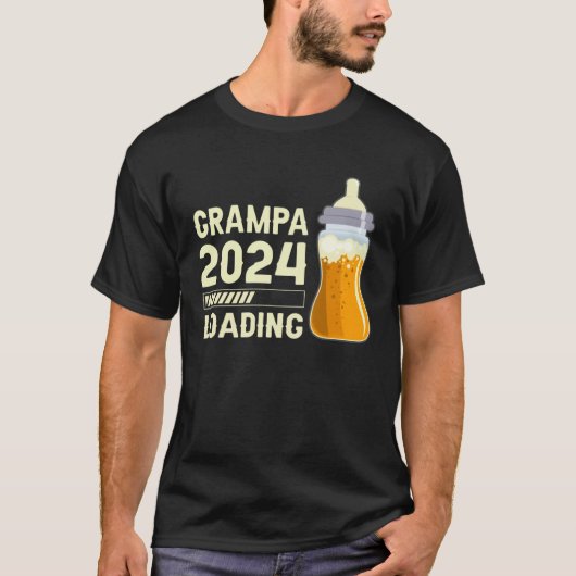 Future Grampa Grampa to be Grampa 2024 loading Tシャツ (正面)