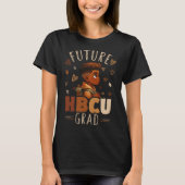 Future Hbcuグラッドシャツ – Afro Black Boy Graduation Tシャツ (正面)