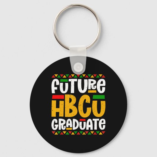 Future Hbcu大学院歴史学ブラックカレッジスタッド キーホルダー (正面)