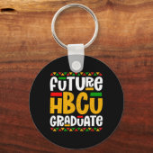 Future Hbcu大学院歴史学ブラックカレッジスタッド キーホルダー (正面)