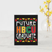 Future Hbcu大学院歴史学ブラックカレッジユニ カード (黄色い花)