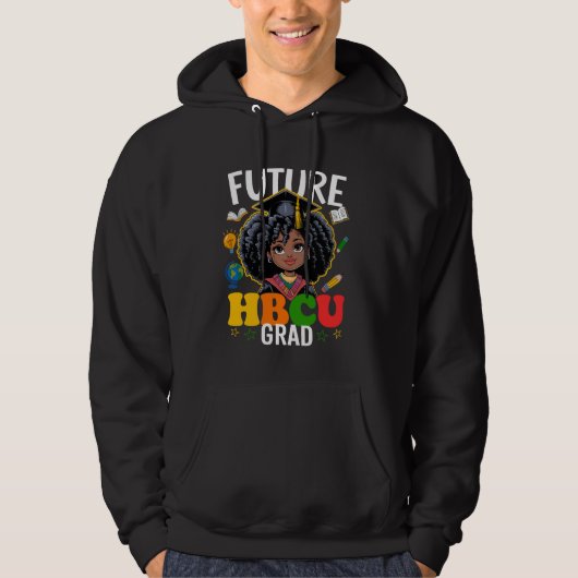 Future Hbcu Grad Afro Kids Black History Month パーカ (正面)