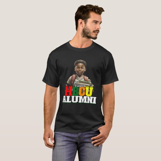 Future HBCU Grad Alumni Apparel Black college For Tシャツ (正面フル)