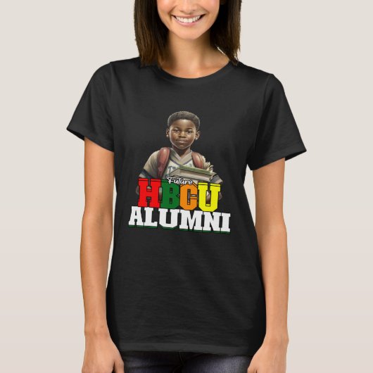 Future HBCU Grad Alumni Apparel Black college For  Tシャツ (正面)