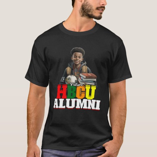 Future HBCU Grad Alumni Apparel Black College For Tシャツ (正面)
