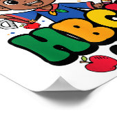 Future Hbcu Grad Boy Black History College Gradeta ポスター (角)