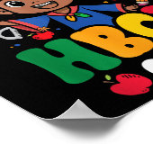 Future Hbcu Grad Boy Black History College Gradeta ポスター (角)