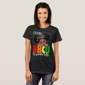 Future HBCU Grad Girl Graduation HBCU Future Colle Tシャツ (正面フル)