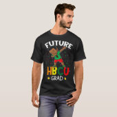 Future HBCU Grad Graduate Afro Black Boy College G Tシャツ (正面フル)