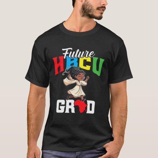 Future HBCU Grad History Black College Youth Kids Tシャツ (正面)