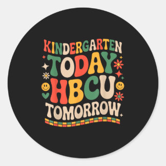 Future hbcu grad, kindergarten today hbcu tomorrow ラウンドシール