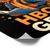 Future Hbcu Graduate Afro Black Boy College Gradua ポスター (角)