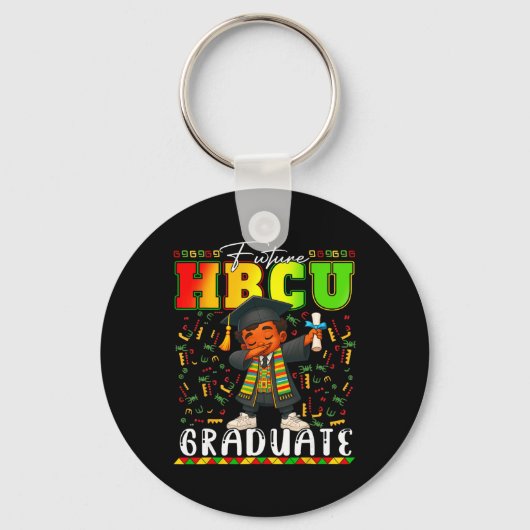 Future Hbcu Graduate Black History Month College B キーホルダー (正面)