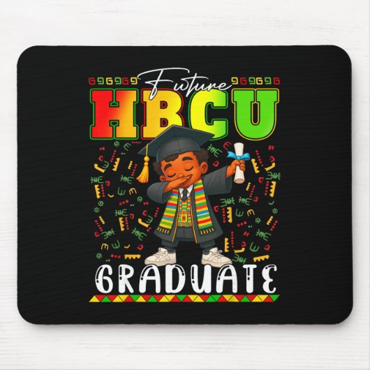 Future Hbcu Graduate Black History Month College B マウスパッド (正面)