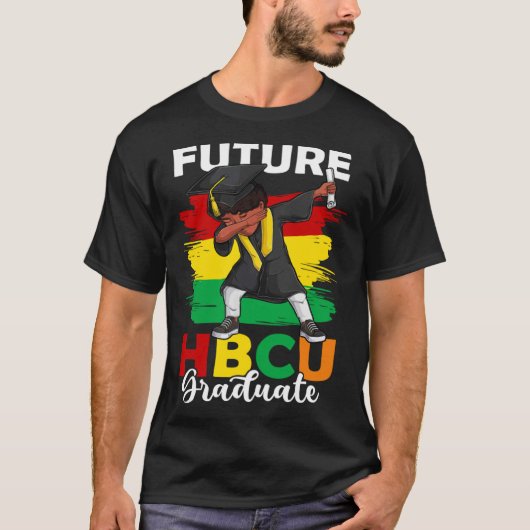 Future HBCU Graduate Happy Last Day Of School Blac Tシャツ (正面)