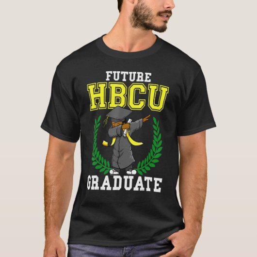 Future HBCU Graduation Shirt Black College Dabbing Tシャツ (正面)