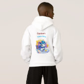 Future Hero Capricorn Kids Hoodie | Zodiac Sign  (裏面フル)