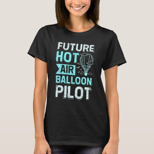 Future Hot Air Balloon Tシャツ (正面)