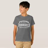 Future Ironworker Like My Daddy Tシャツ (正面フル)